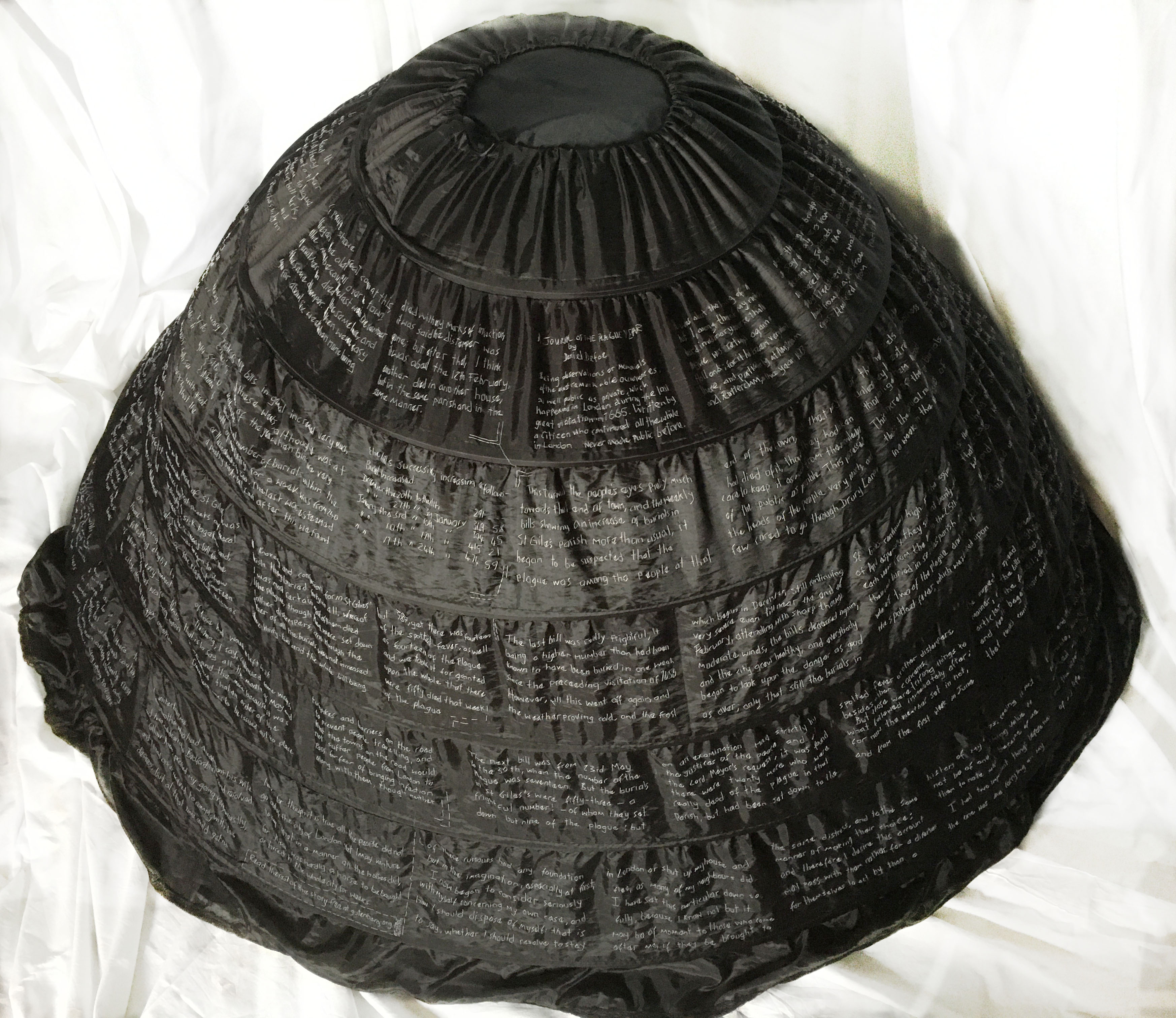 unprecedented II - social distancing crinoline - journal of the plague year a